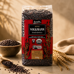Arroz especial exótico-preto biodinâmico Volkmann